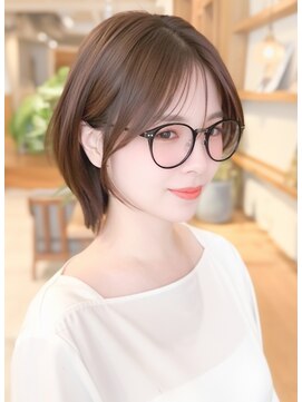 ルエ(rue) 大人可愛い20代30代40代50代ウルフレイヤーボブ丸みショートボブ