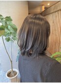 30～50代におすすめ◎透明感オリーブで上品艶髪