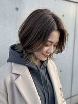 フルショウ 苦楽園店(FURUSHO)&nbsp;バタフライカット/ミディアムレイヤー/ヘーゼルブラウン