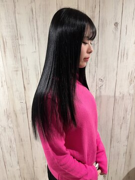 ルルズ(LULUS) グレーブラックブルーブラック黒染め無しカラーフェイクブラック