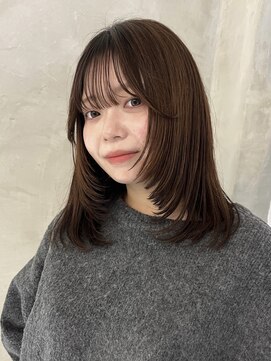 ニコ トウキョウ ヨコハマ(nico) 顔まわりカット/切りっぱなし/ミディアム/切りっぱなし／ボブ