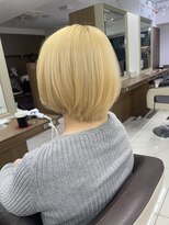 アッシュ 下北沢店(Ash) ブリーチ1.2回抜きっぱなしブロンドヘア