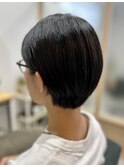 【もとめ。】癖毛＆硬毛＆多毛さんのナチュラルショートヘア★
