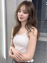 ハーヴィー 大宮店(HARVEY) 韓国風レイヤー×オリーブベージュ/MIYU