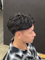 グリードヘアー(greed hair)&nbsp;フェザーパーマフェザーショートセンターパート