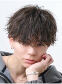 【広島】シャドウパーマ×無造作マッシュ