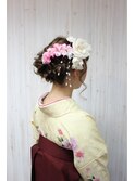 <aivee>結婚式×二次会×卒業式 編み込みスタイル