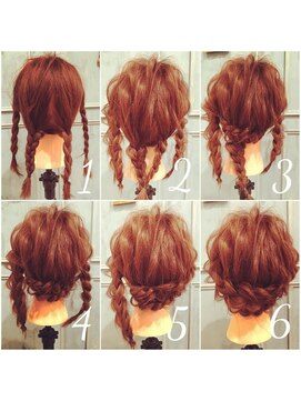 ディーナ(D'na) 『D’na』三つ編みで出来ちゃう簡単激カワアレンジ