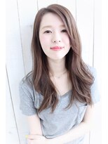 ディー(dee)&nbsp;dee ラベンダーベージュ×ほつれロング