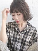 ショートボブ ゆるふわ 大人可愛い!
