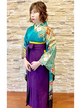 ラナシエン (RanaCien) ○RanaCien○ イケダ 卒業式★袴とふわふわハーフアップ