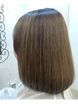 アオイ(AOI by A.Design)&nbsp;マロンベージュ×厚めボブスタイル♪