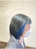 ケアブリーチ|ボブ|インナーカラー