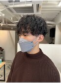 前下がりマッシュ×ツイストスパイラルパーマ