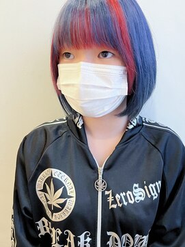 ツイギー 千舟店(TWiGGY) ブルーラベンダー×レッドオレンジ