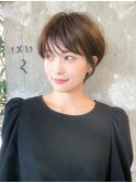 大人可愛いマッシュショート/ショートボブ/30代40代50代