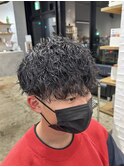 ツイストスパイラルパーマ[メンズカット/ツイストスパイラル]