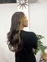 ピープスアンドスー 表参道 渋谷(Peeps&Suu.)&nbsp;イエロー インナーカラー