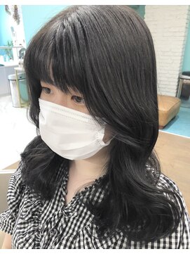 リー 四ツ橋(Lee) 【kanna】アッシュブラックカラー