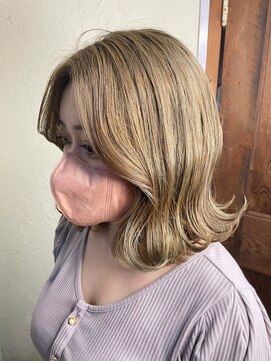 ランド 千葉(land) ふんわりカール/小顔ミディ[ヘッドスパ/髪質改善/白髪染め/千葉]