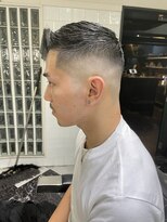 メリケンバーバーショップ トーキョー(MERICAN BARBERSHOP TYO)&nbsp;YS STILE.束感ショート.波巻き.ハイライト.マッシュパーマ34