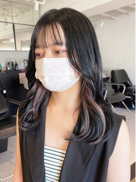 アイティーバイアルバム 下北沢店(IT by ALBUM) 黒髪ピンクヘアーピンクグレープフルーツ_ba410051