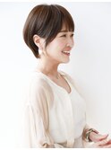 丸みショート・髪質改善・オーガニックカラー・30代・40代・50代