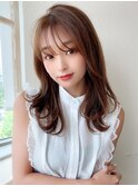 大人可愛い くびレイヤー 2wayバング &nbsp;グレージュ エモージュ