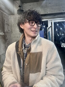 ホームボーイ(HOME BOY) 波巻き ツイストスパイラル ミックスパーマ マッシュ ウルフ