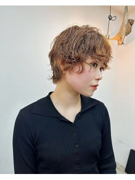 アル 心斎橋(alu) ニュアンスパーマ、ショート