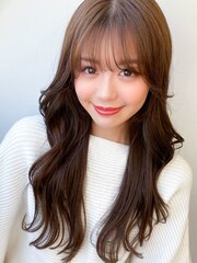 大人可愛いレイヤーカットピンクアッシュブリーチなし伸ばしかけ