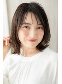 黒髪ウェットヘアくびれミディアムウルフカットZ越谷30代40代