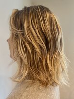 アトリエ ファゴビス(ATELIER FAGOT Bis) 【Yuine】フランス式バリヤージュ ボブ/デザインカラー