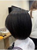 【まとまるボブ】黒髪/小顔/ワンレン