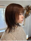 【ミディアムレイヤーウルフ】style 北村 健太