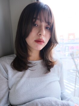 シャングリラアネックス 門真市駅前店(SHANGRH-LA annex)の写真/髪質/ダメージを見極め丁寧にクセを伸ばします！注目の『髪質改善Tr』と一緒に施術することでサラ艶髪に♪