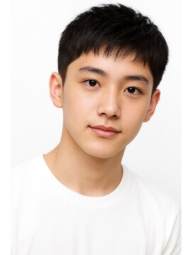 にもう ブルーブラック & スパイキーショート　フェザーパーマSM49