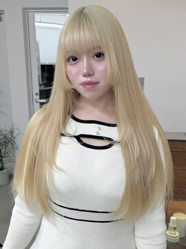 リヴ ウメダ(LIV umeda) ホワイトブロンド/ケアブリーチ/トリプルカラー/梅田