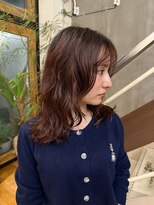 マッシュ 北堀江(MASHU)&nbsp;コテ巻き風　ミディアム　レイヤーパーマ