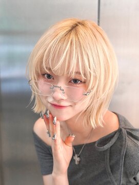 ジョエミバイアンアミ(joemi by Un ami) ハッシュボブ/ブロンドボブ