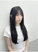 ロングレイヤー×ダークブルージュ