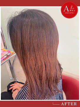 エーサロン(Aサロン) 全体染め＋トリートメント＋ヘッドスパ