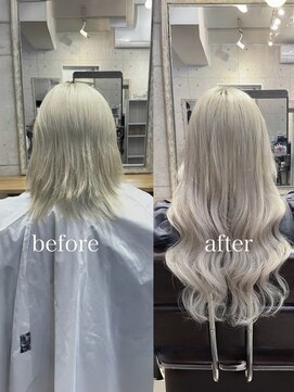 ルフレ 新宿本店2nd(Reflet) ホワイトカラー×PULLEXTE