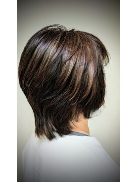 ビューティーサロン カワチ 中庄駅前店(Beauty Salon KAWACHI) 大人のファッションカラー　ハイライト