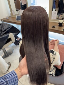 アッシュ 下北沢店(Ash) ほんのりラベンダーな透明感ブラウン