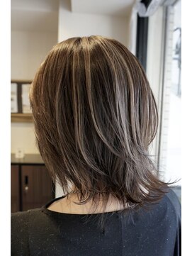 リットバイディア 茅ヶ崎(Lit by diar) 茅ヶ崎/ハイライト/髪質改善/白髪ぼかし/ショート/ボブ/レイヤー