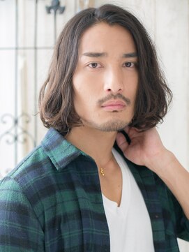 ダークアッシュいかつめワイルド波打ちパーマZ北浦和