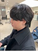 メンズヘアメンズショートラウンドマッシュ
