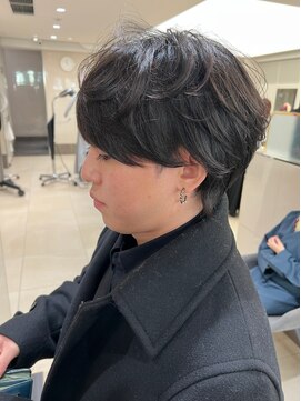 ピークアブー ワン(PEEK-A-BOO ONE) メンズヘアメンズショートラウンドマッシュ