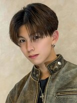 エルマーク 京都駅前(L-MARK)&nbsp;センターパート/ニュアンスパーマ/カルマパーマ/メンズ/眉毛